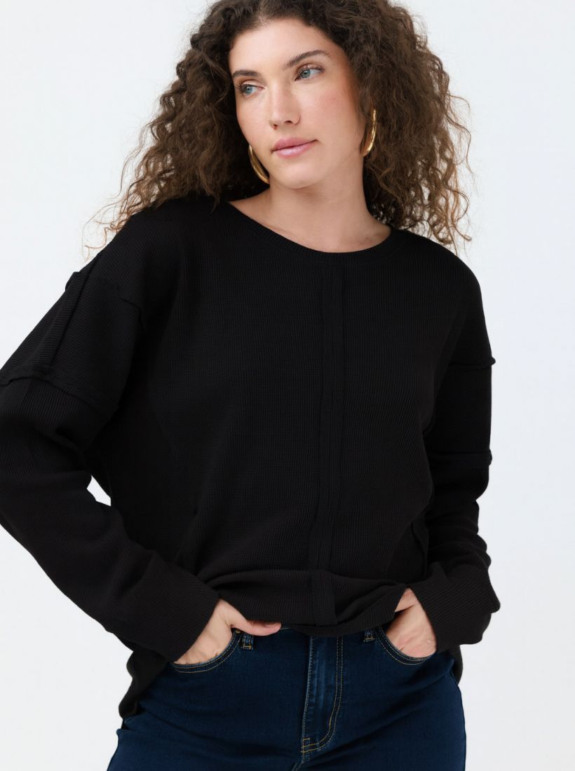 JUMP & ONOT,179.9000,טוניקה וופל ארוכה,in-stock