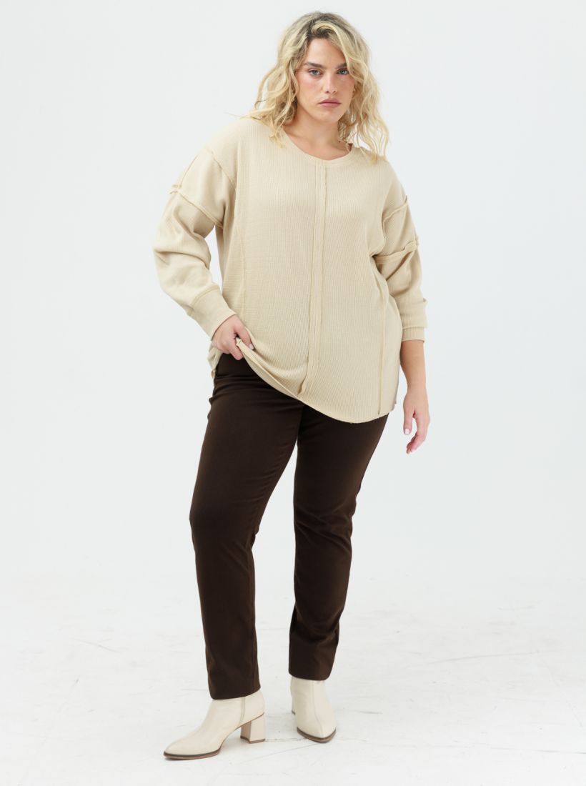 JUMP & ONOT,179.9000,טוניקה וופל ארוכה,in-stock