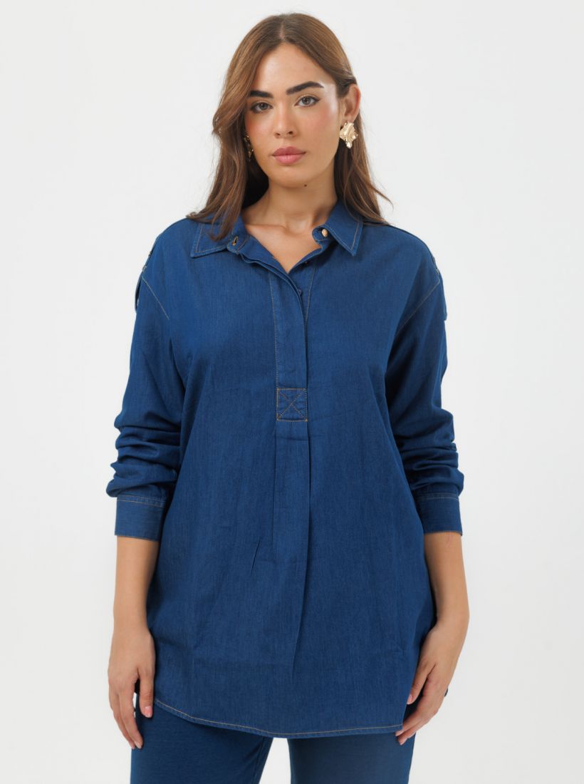 JUMP & ONOT,279.9000,טוניקת דנים טנסל,in-stock