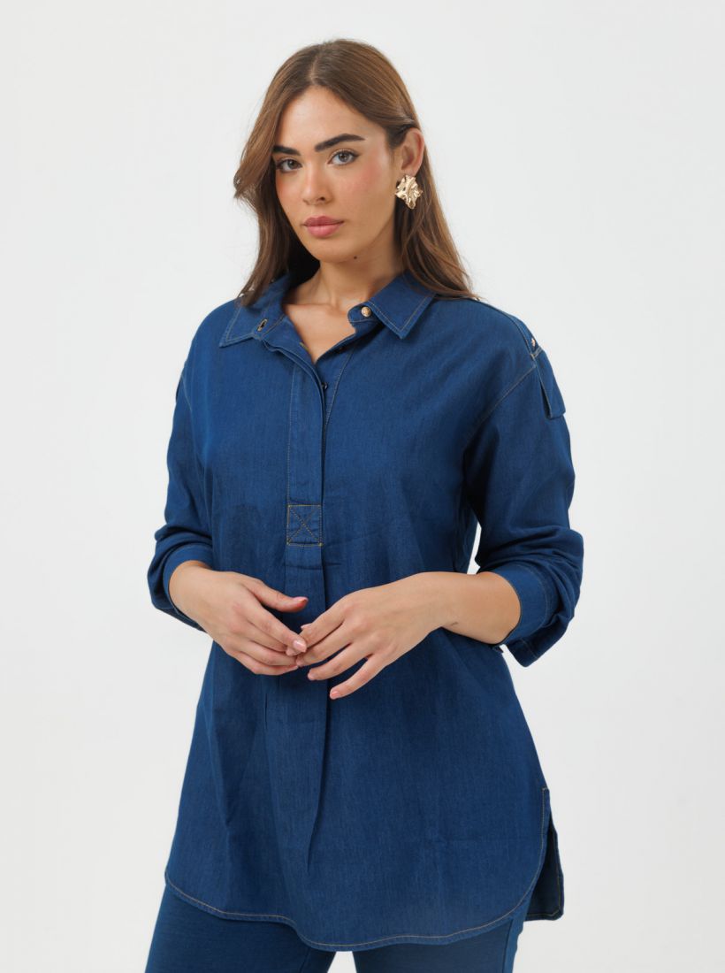 JUMP & ONOT,279.9000,טוניקת דנים טנסל,in-stock