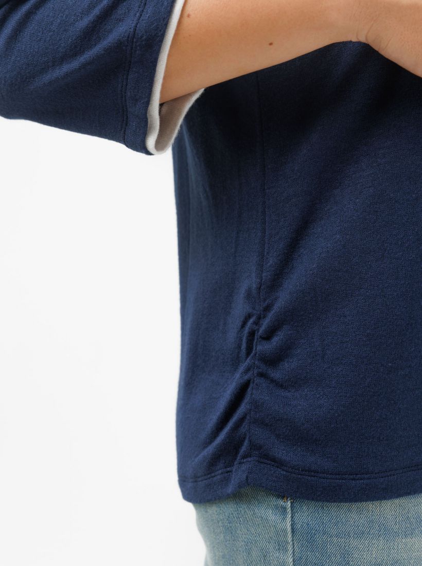 JUMP & ONOT,179.9000,חולצת שרוול 3/4 עם גימור כפול פרומו,in-stock