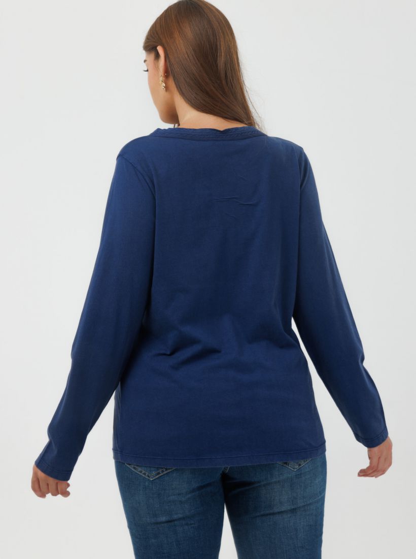 JUMP & ONOT,129.9000,חולצת BASIC עם מפתח V,in-stock