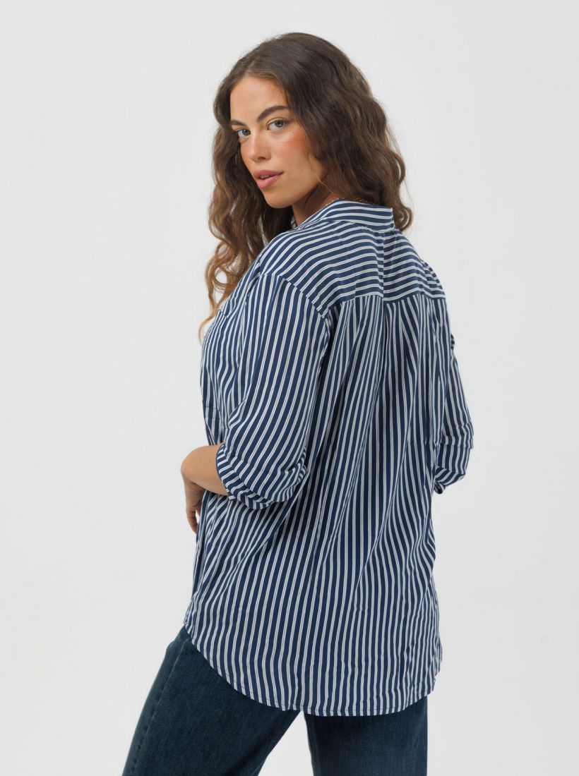 JUMP & ONOT,199.9000,חולצת דפוס פסים מכופתרת פרומו,in-stock