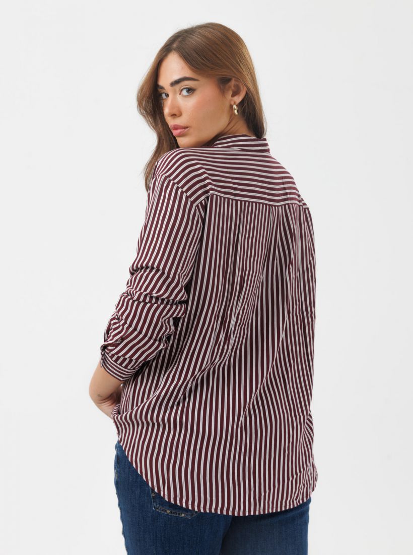 JUMP & ONOT,199.9000,חולצת דפוס פסים מכופתרת פרומו,in-stock