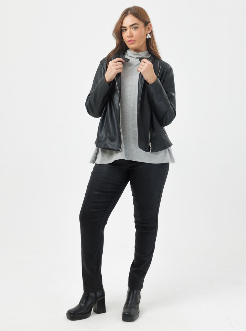 JUMP & ONOT,379.9000,ז’קט דמוי עור עם רוכסן צד,in-stock