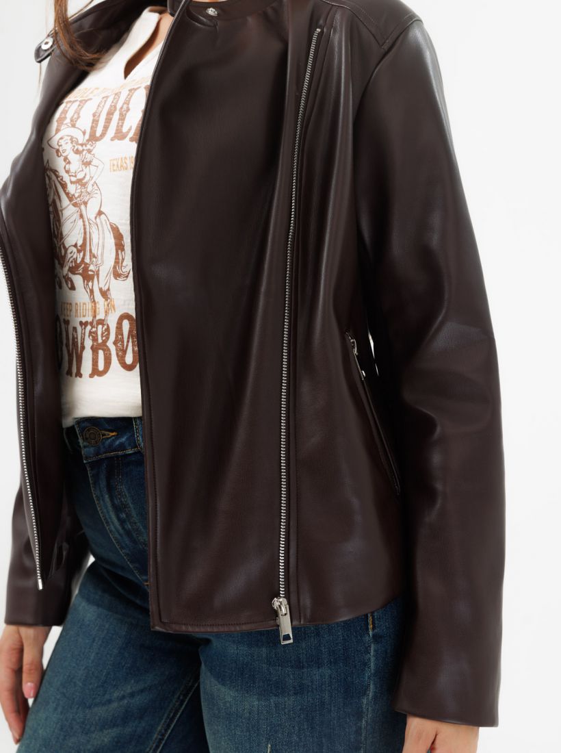 JUMP & ONOT,379.9000,ז’קט דמוי עור עם רוכסן צד,in-stock