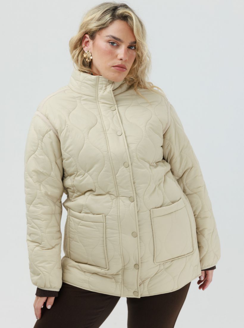 JUMP & ONOT,479.9000,מעיל קווילט קצר עם כיסים,in-stock