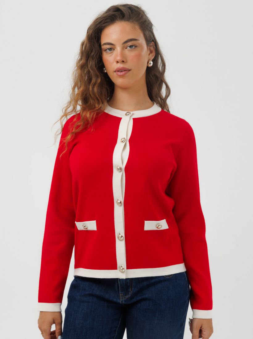 JUMP & ONOT,279.9000,קרדיגן קונטור כפתורי זהב,in-stock