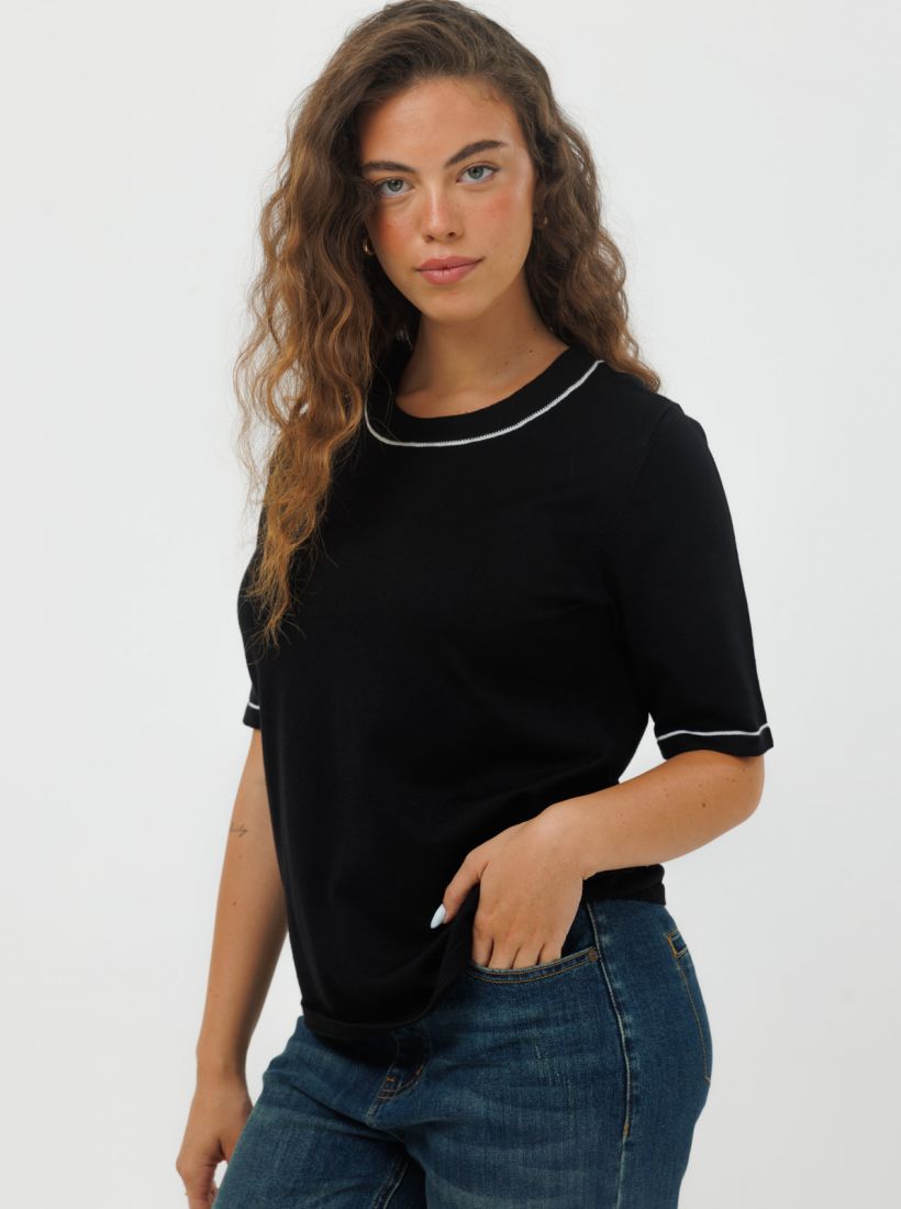 JUMP & ONOT,179.9000,סריג שרוול קצר,in-stock