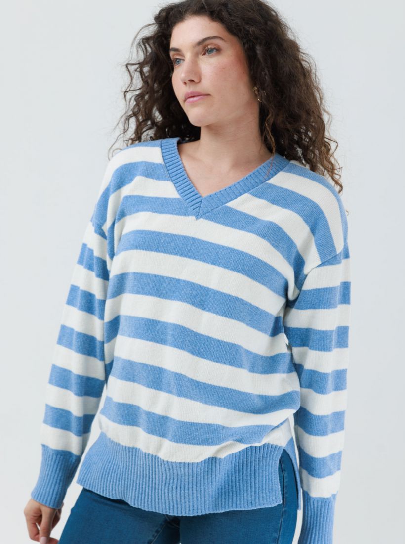 JUMP & ONOT,249.9000,סריג שניל פסים,in-stock