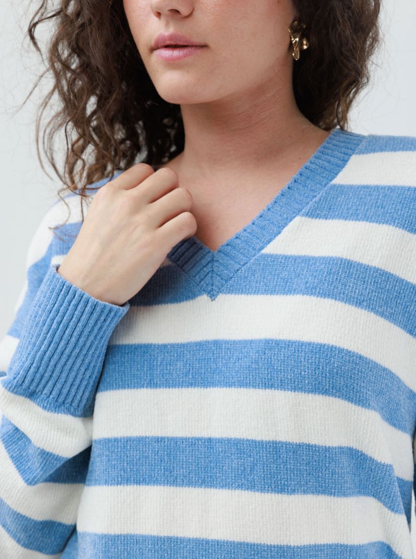 JUMP & ONOT,249.9000,סריג שניל פסים,in-stock