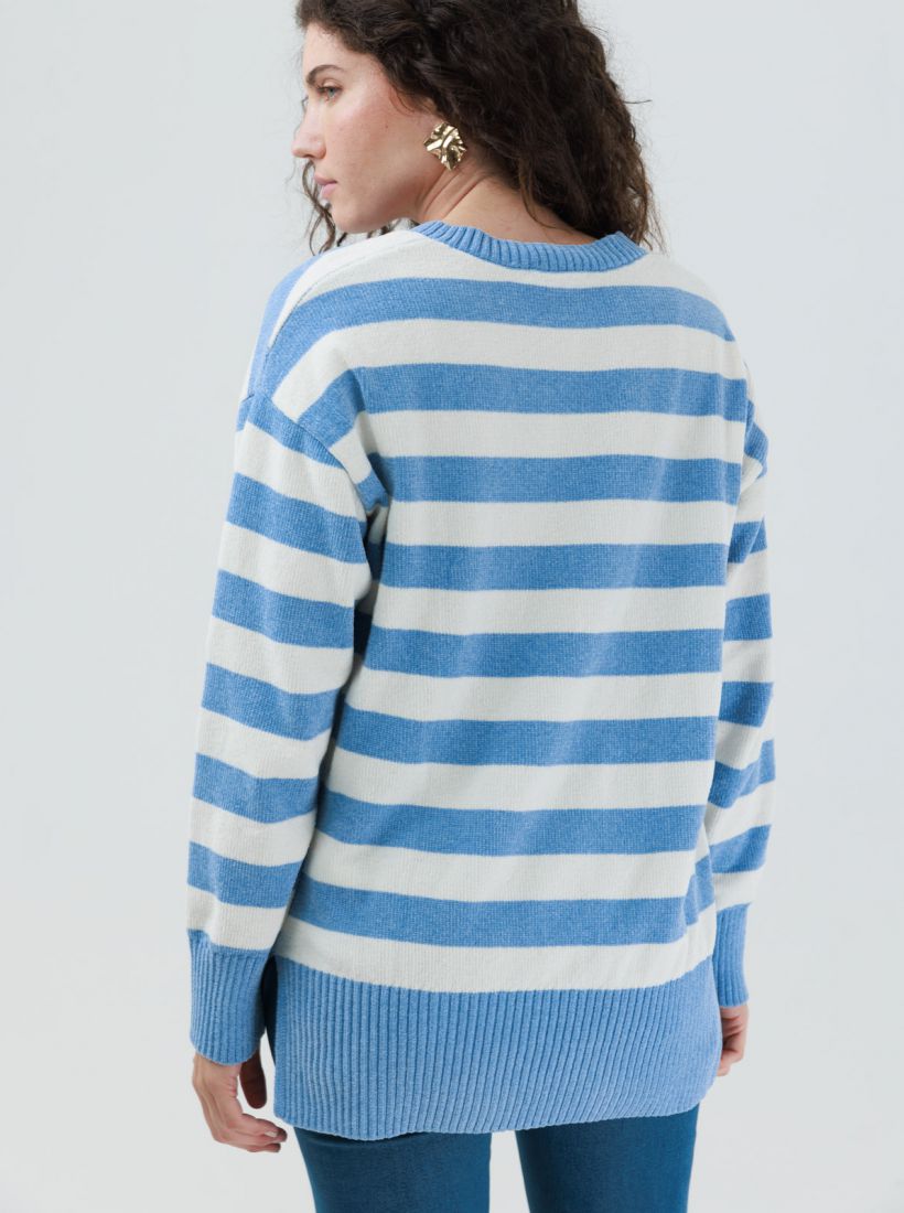 JUMP & ONOT,249.9000,סריג שניל פסים,in-stock