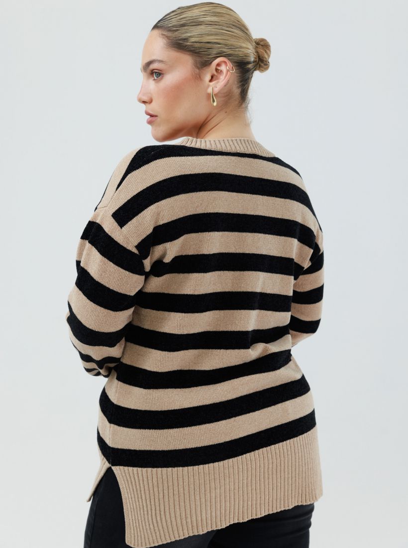 JUMP & ONOT,249.9000,סריג שניל פסים,in-stock