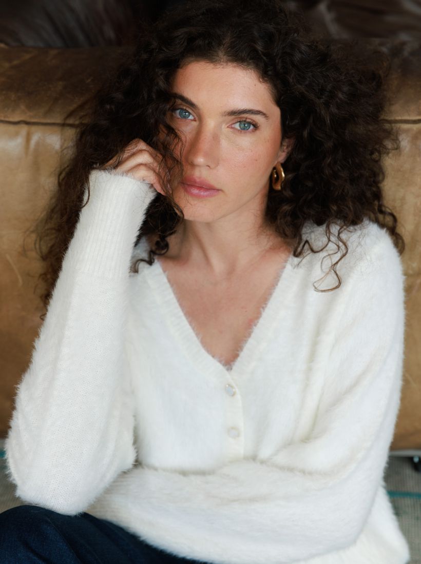 JUMP & ONOT,279.9000,סריג פלאפי V כפתורים,in-stock