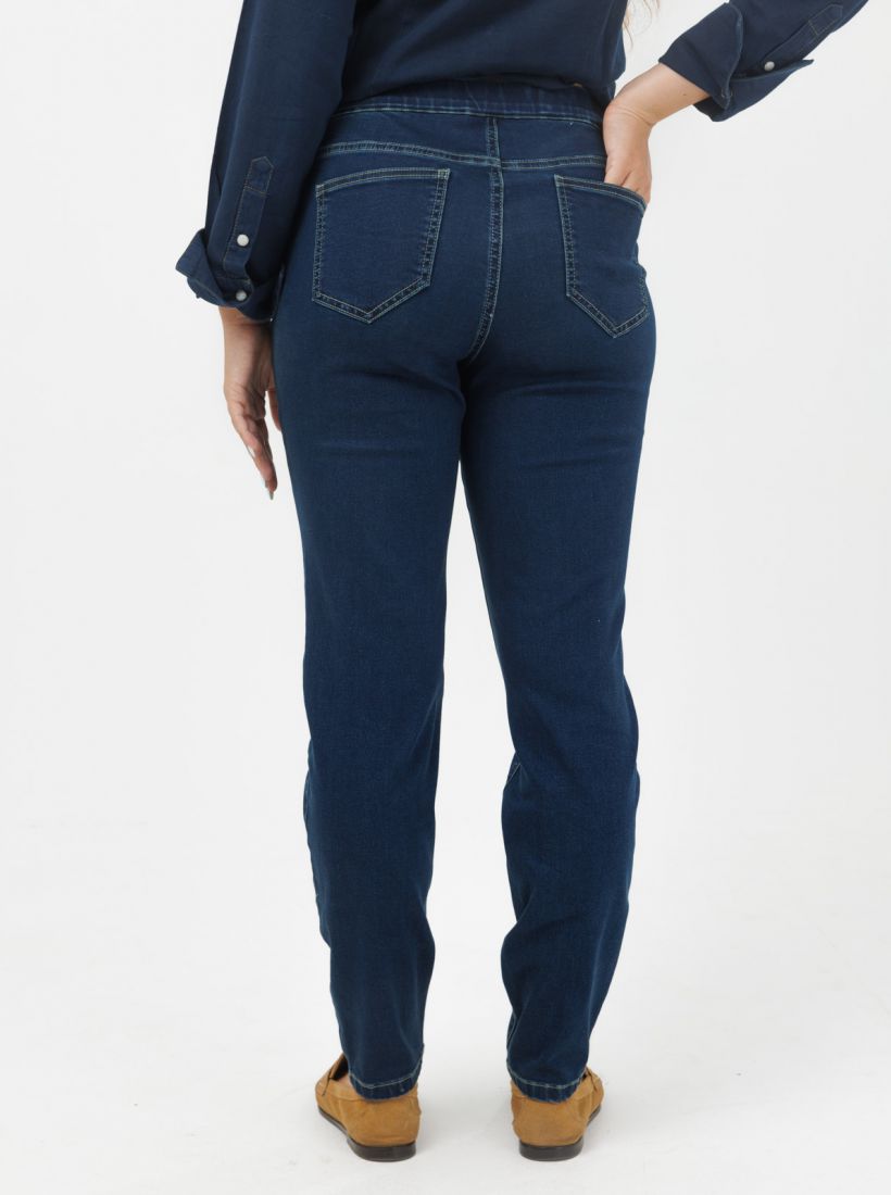 JUMP & ONOT,199.9000,ג’ינס דנים גמיש בגזרה ישרה,in-stock