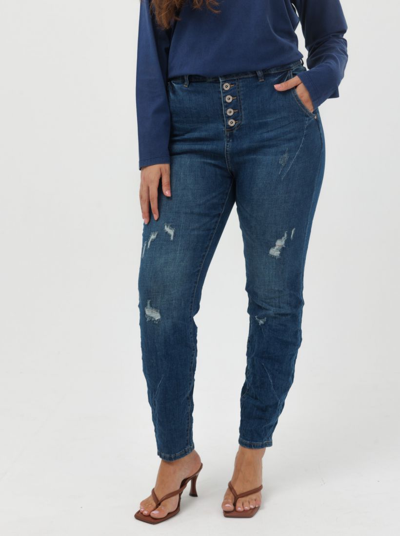 JUMP & ONOT,349.9000,גינס BOYFRIEND חתכים,in-stock