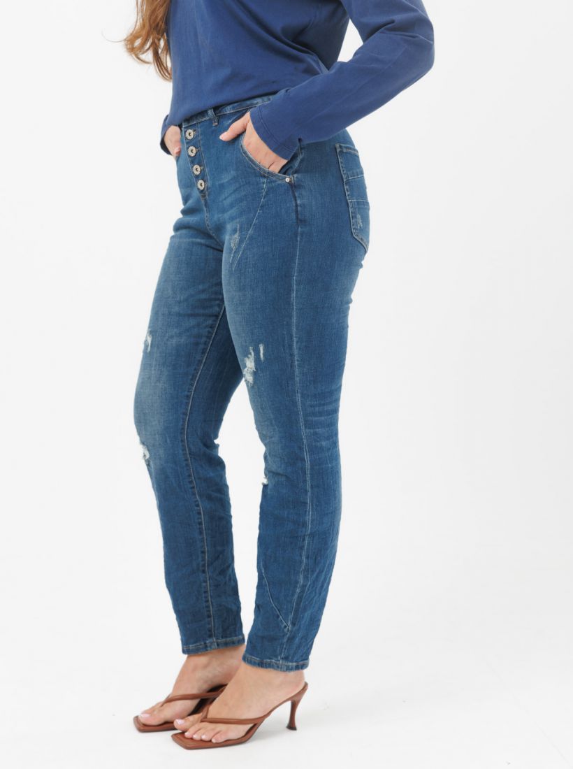 JUMP & ONOT,349.9000,גינס BOYFRIEND חתכים,in-stock