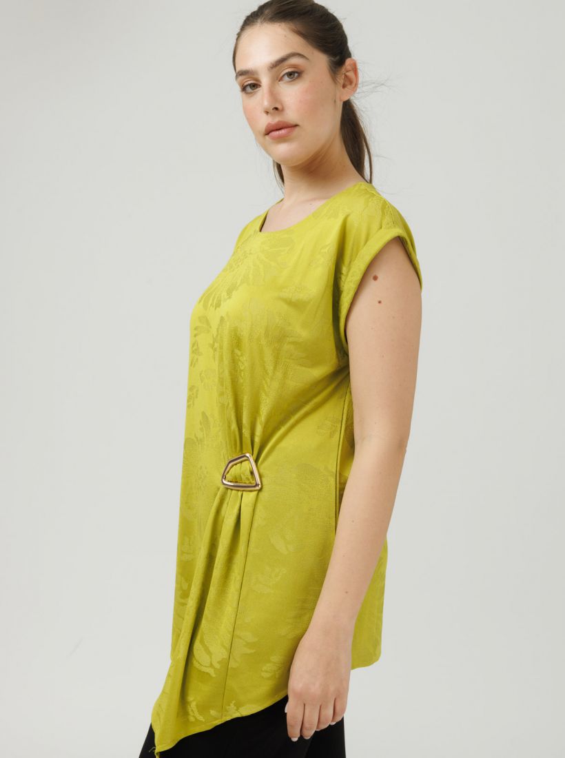 JUMP & ONOT,279.9000,טוניקה אסימטרית כיווץ צד,in-stock