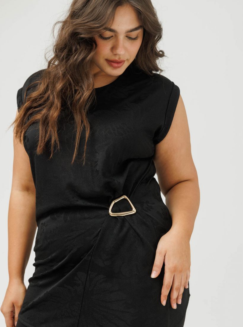 JUMP & ONOT,279.9000,טוניקה אסימטרית כיווץ צד,in-stock