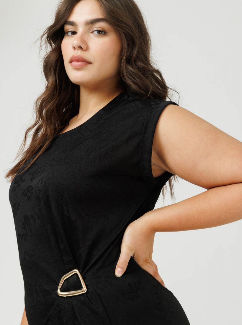 JUMP & ONOT,279.9000,טוניקה אסימטרית כיווץ צד,in-stock