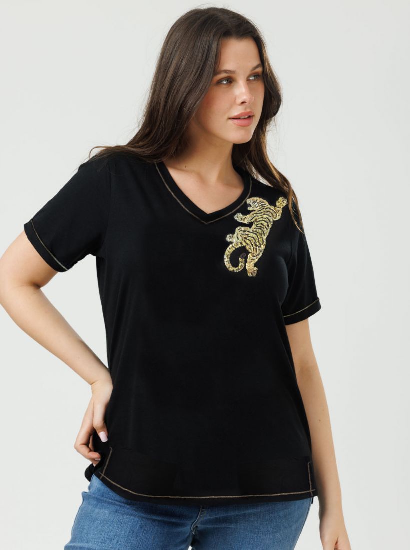 JUMP & ONOT,179.9000,טוניקה שילוב פייטים,in-stock