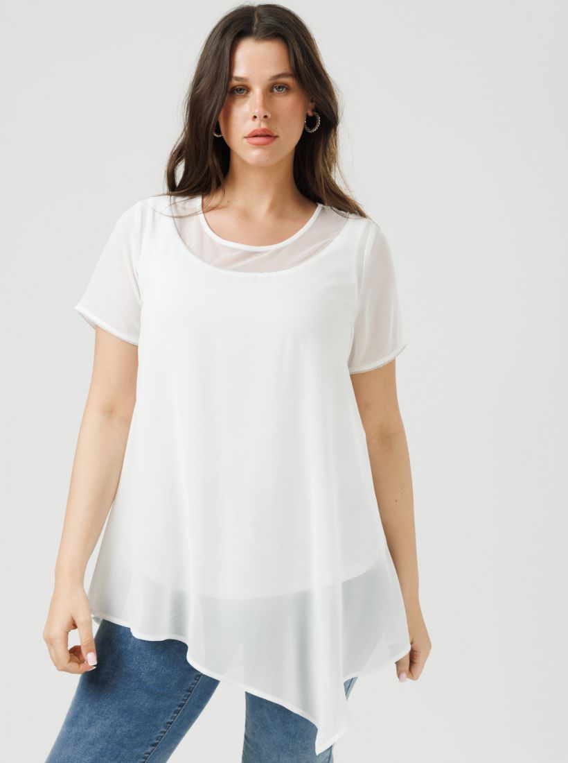 JUMP & ONOT,249.9000,טוניקה שיפון אסימטרית,in-stock