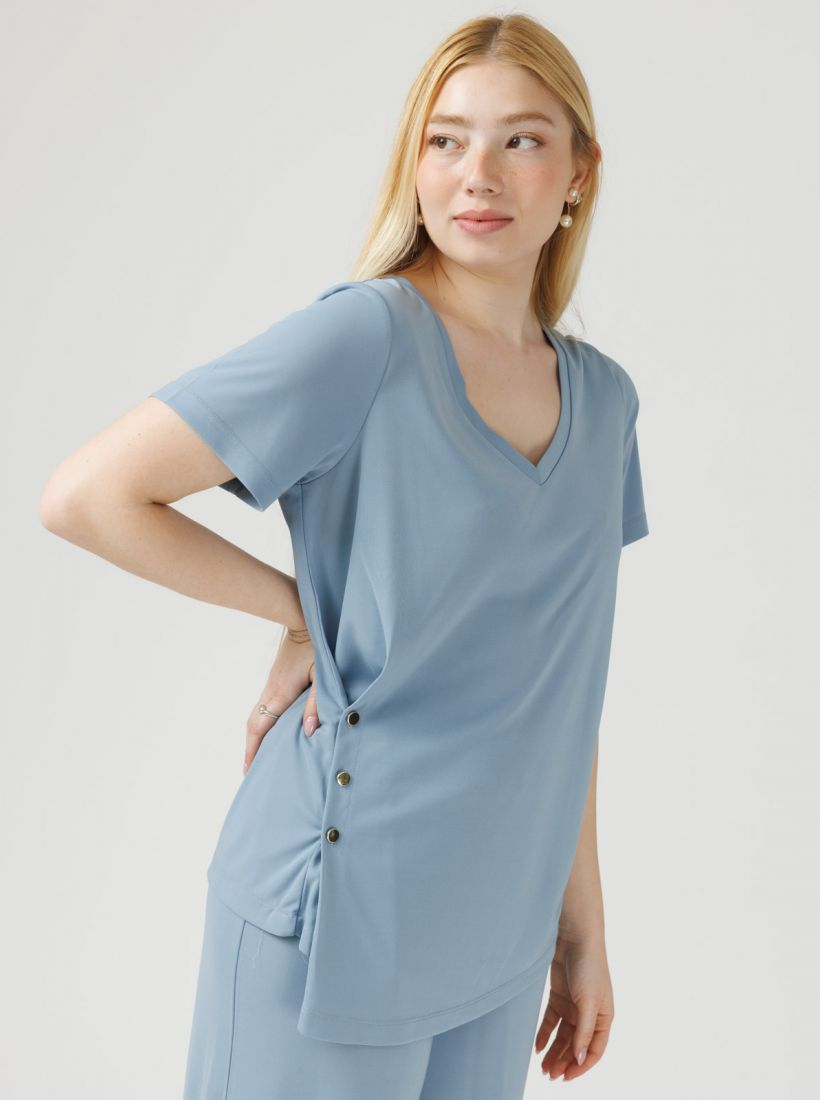 JUMP & ONOT,159.9000,חולצה שילוב כפתורים,in-stock