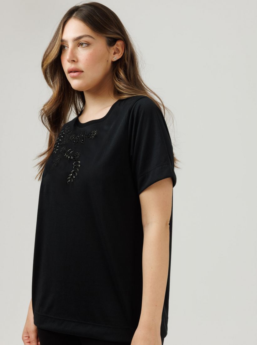 JUMP & ONOT,229.9000,טי שירט רקמה וחרוזים,in-stock