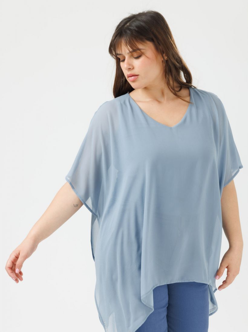 JUMP & ONOT,279.9000,טוניקה שילוב שיפון,in-stock