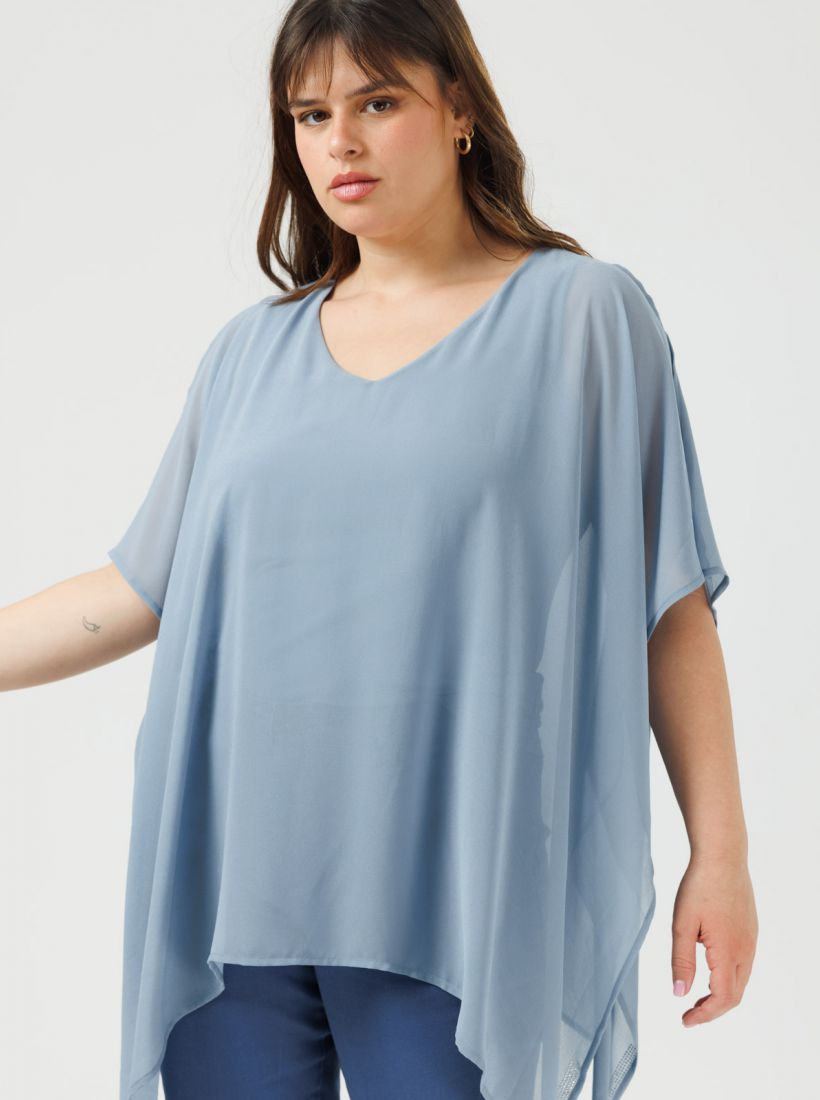 JUMP & ONOT,279.9000,טוניקה שילוב שיפון,in-stock