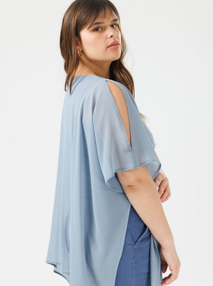 JUMP & ONOT,279.9000,טוניקה שילוב שיפון,in-stock