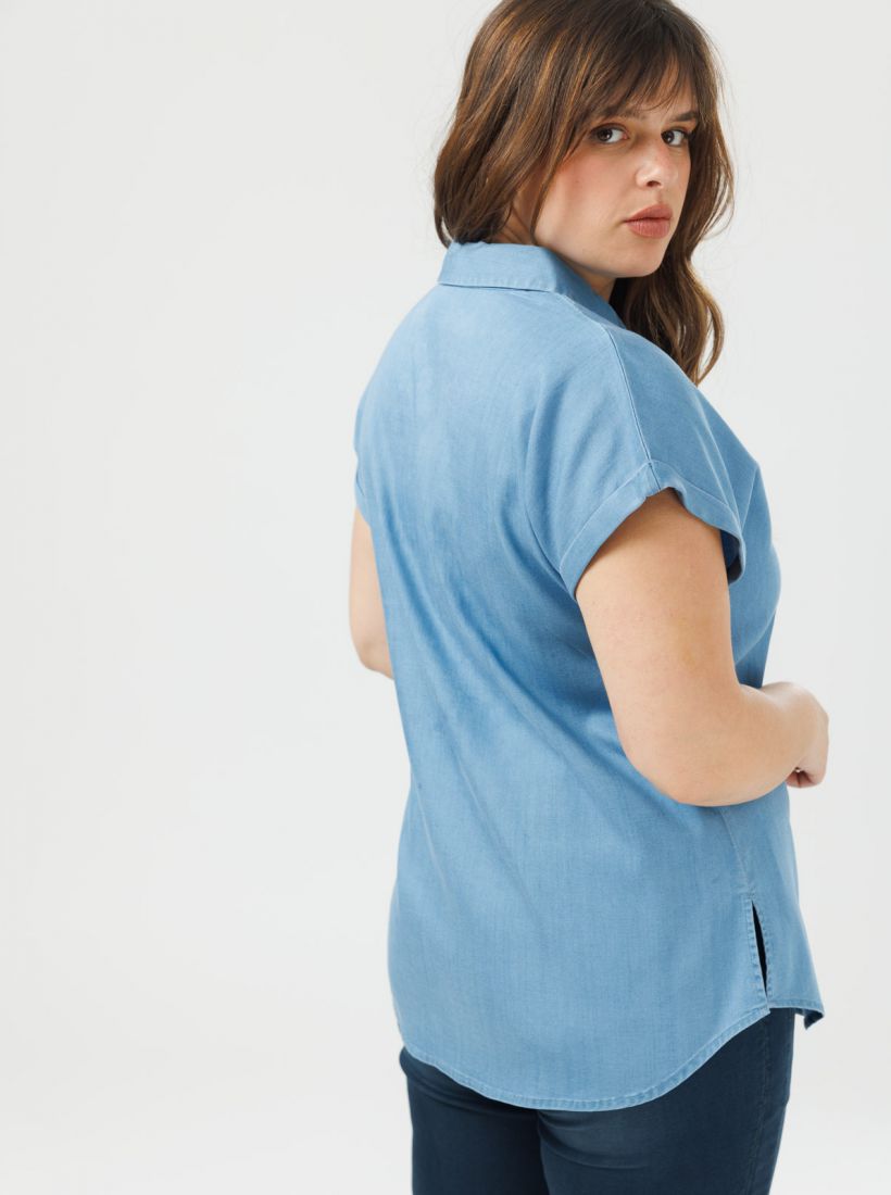 JUMP & ONOT,259.9000,טוניקה דמוי ג’ינס טנסל,in-stock