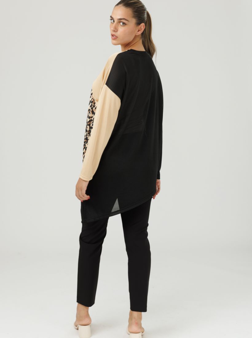 JUMP & ONOT,199.9000,טוניקה מנומרת אלכסון,in-stock