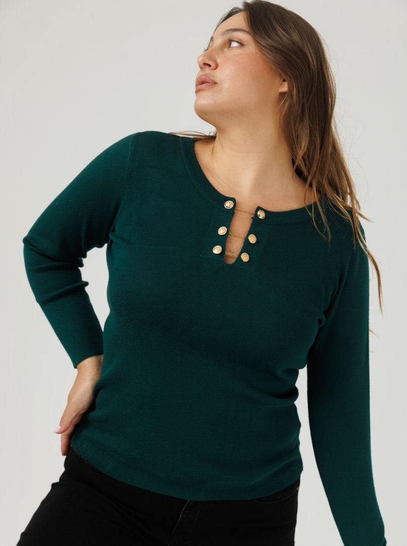 JUMP & ONOT,259.9000,סריג מחשוף שרשרת חפתים,in-stock