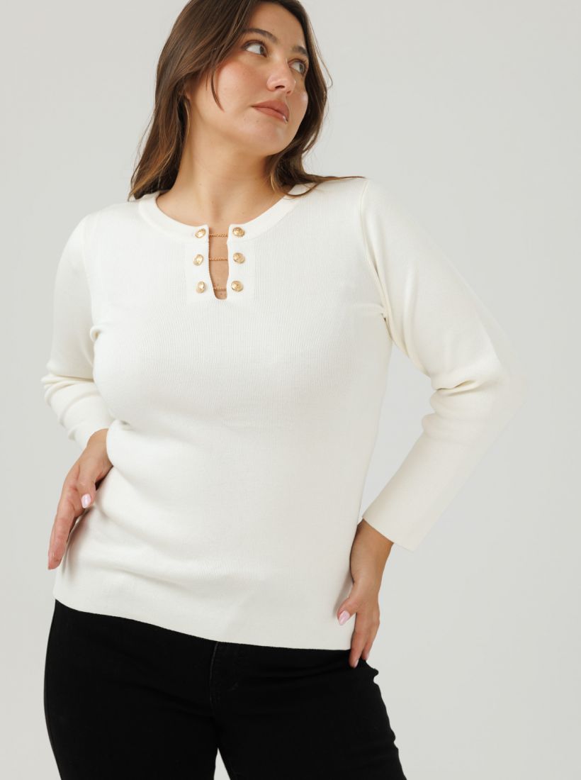 JUMP & ONOT,259.9000,סריג מחשוף שרשרת חפתים,in-stock