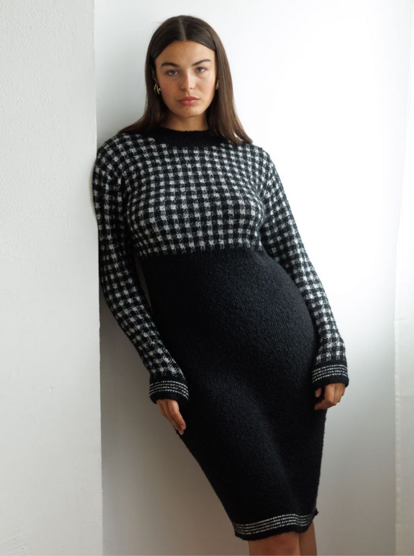 JUMP & ONOT,349.9000,שמלת סריג פפיטה כפתורים,in-stock