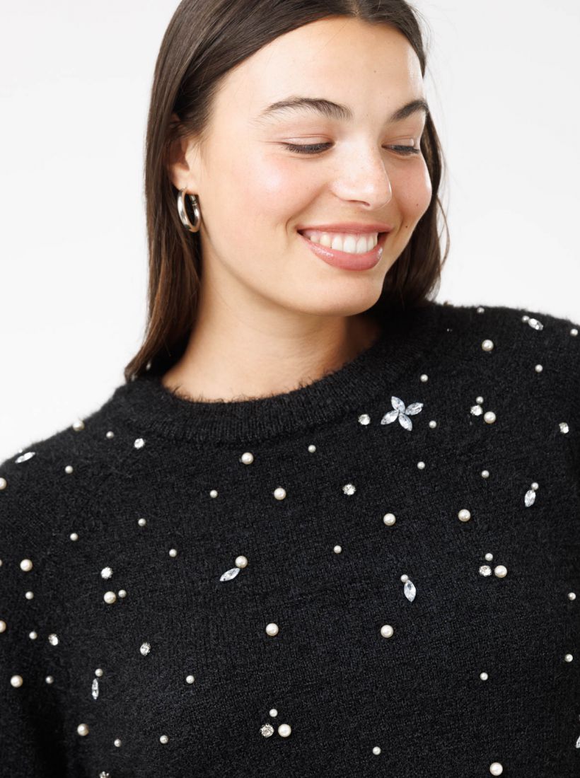 JUMP & ONOT,279.9000,סריג משובץ אבנים,in-stock