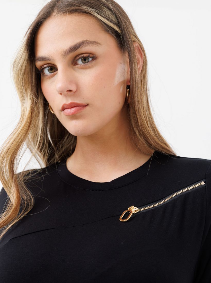 JUMP & ONOT,249.9000,טוניקה אסימטרי עם רוכסנים,in-stock