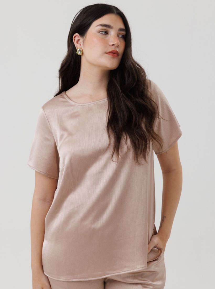 JUMP & ONOT,229.9000,טוניקה סאטן מקומט,in-stock