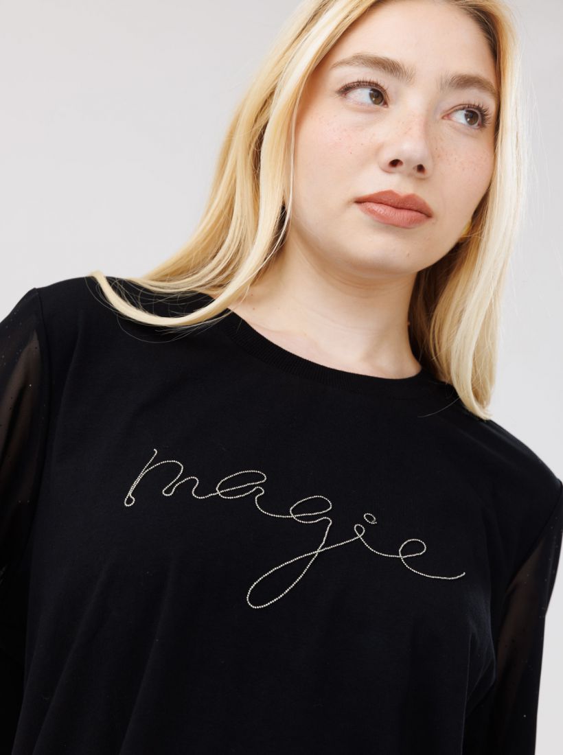 JUMP & ONOT,229.9000,חולצה שרוול רשת אבנים,in-stock