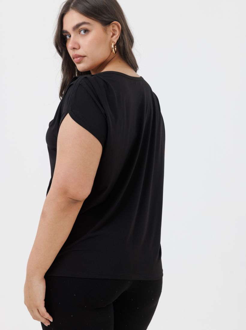 JUMP & ONOT,199.9000,חולצה V שרוול כיווץ,in-stock