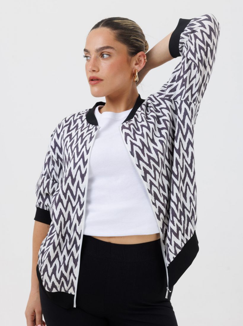 JUMP & ONOT,279.9000,עליונית דפוס רוכסן,in-stock