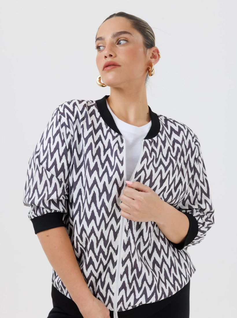 JUMP & ONOT,279.9000,עליונית דפוס רוכסן,in-stock