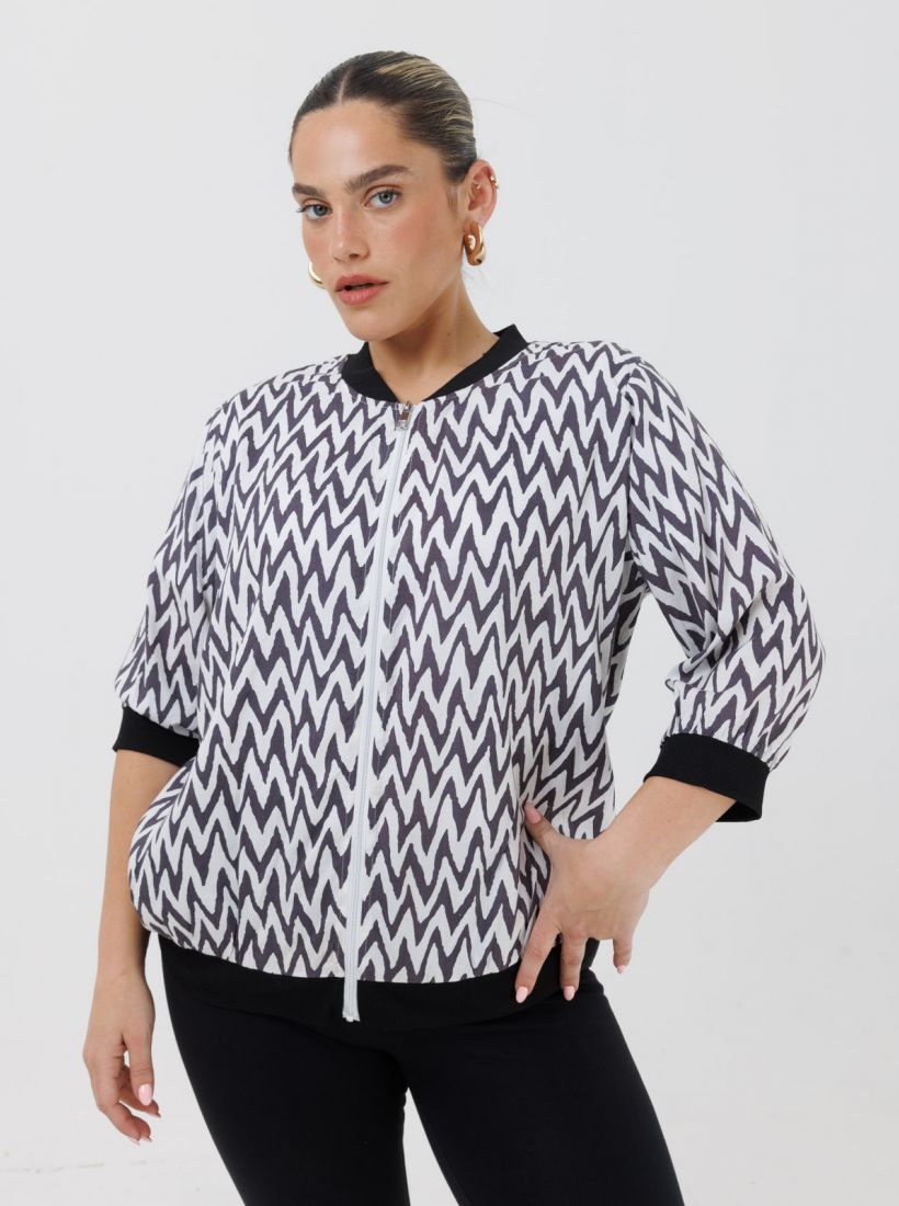 JUMP & ONOT,279.9000,עליונית דפוס רוכסן,in-stock