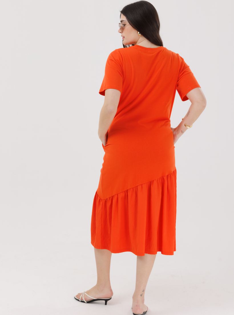 JUMP & ONOT,279.9000,שמלה מקסי פפלום,in-stock