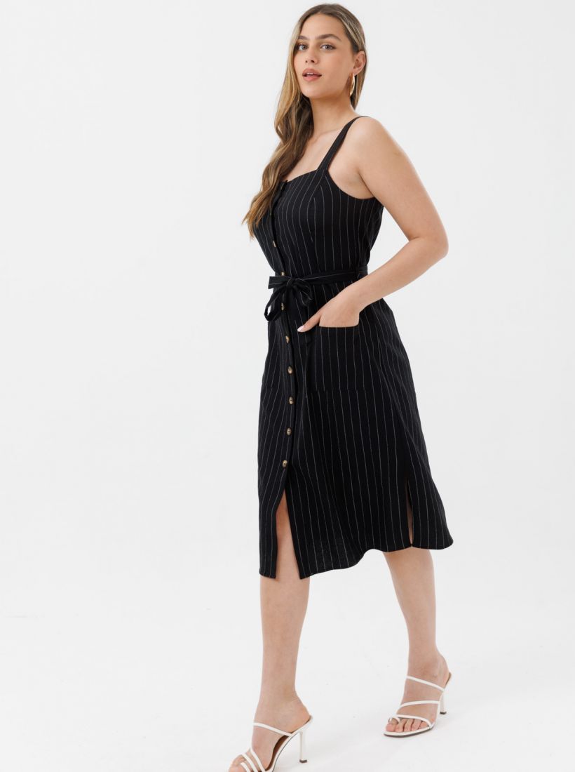 JUMP & ONOT,329.9000,שמלה פשתן כפתורים,in-stock