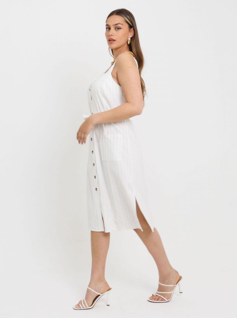 JUMP & ONOT,329.9000,שמלה פשתן כפתורים,in-stock