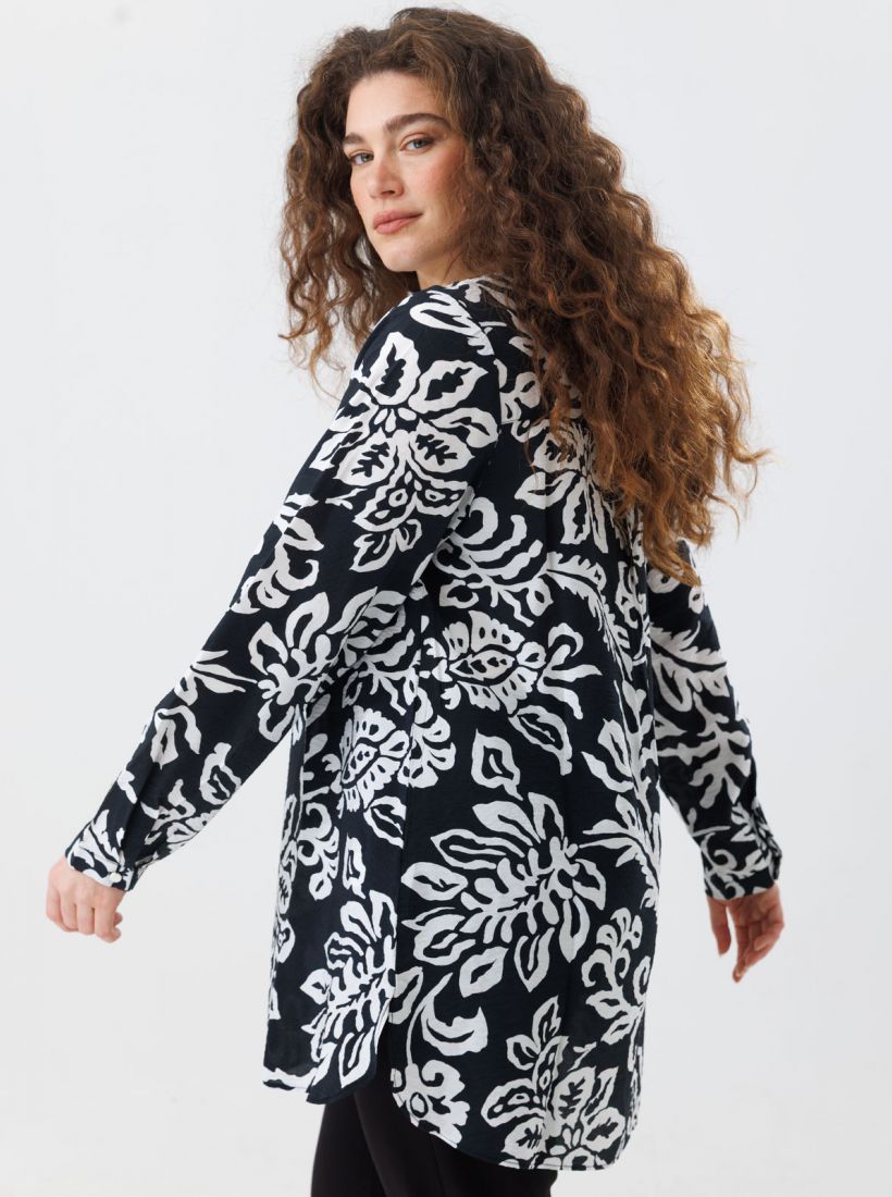 JUMP & ONOT,229.9000,טוניקה קפלים דפוס פרחים,in-stock