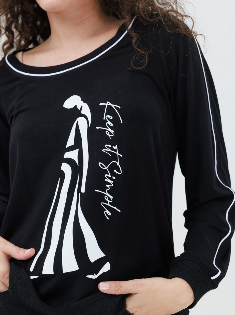 JUMP & ONOT,179.9000,חולצה דפוס פספול לבן,in-stock