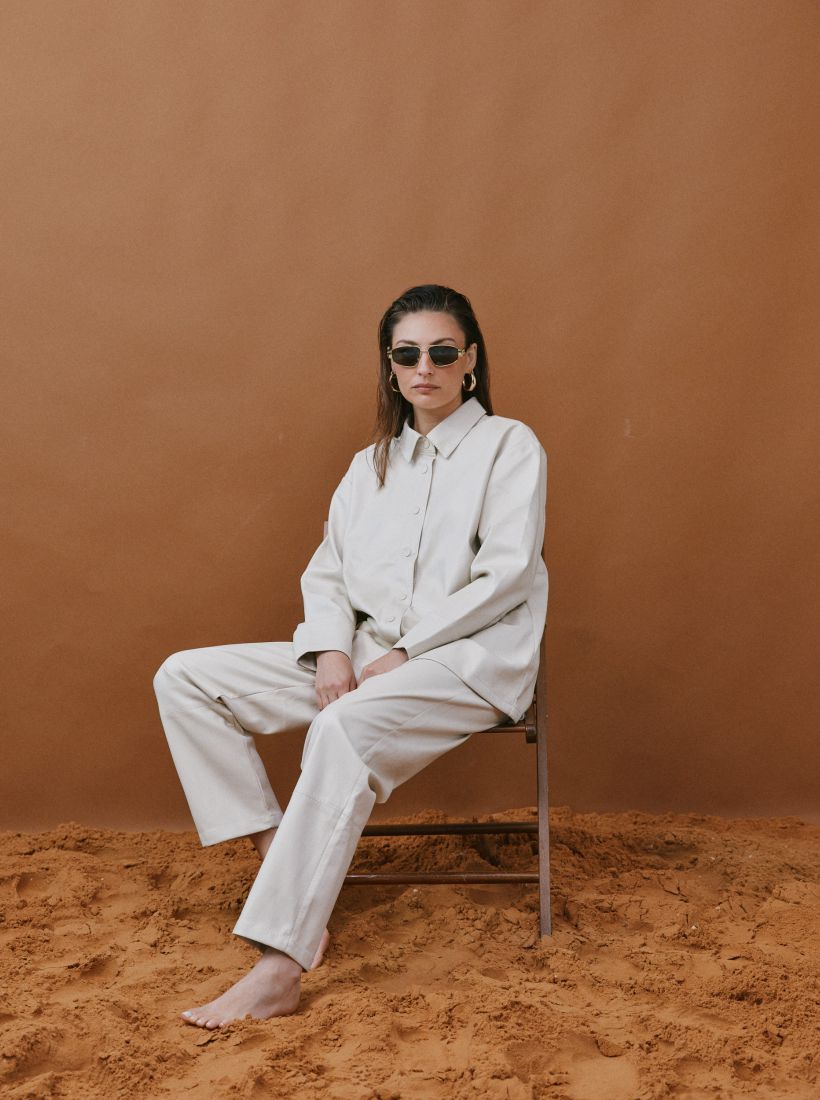 JUMP & ONOT,329.9000,חולצה מכופתרת דמוי עור,in-stock